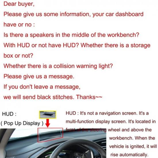 Car Dashboard Cover Pad Dash Pretector Mat For VW Polo 2003-2009