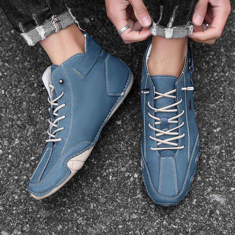 

Мужские спортивные ботинки, модные ботинки для пар по доступным ценам, простые и модные, повседневная обувь, для отдыха на природе и бездорожья ru 46 синий