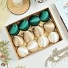 12pcs Glossy Velvet Satin Christmas Ball 6cm Christmas Gifts Ball  Festive Atmosphere
