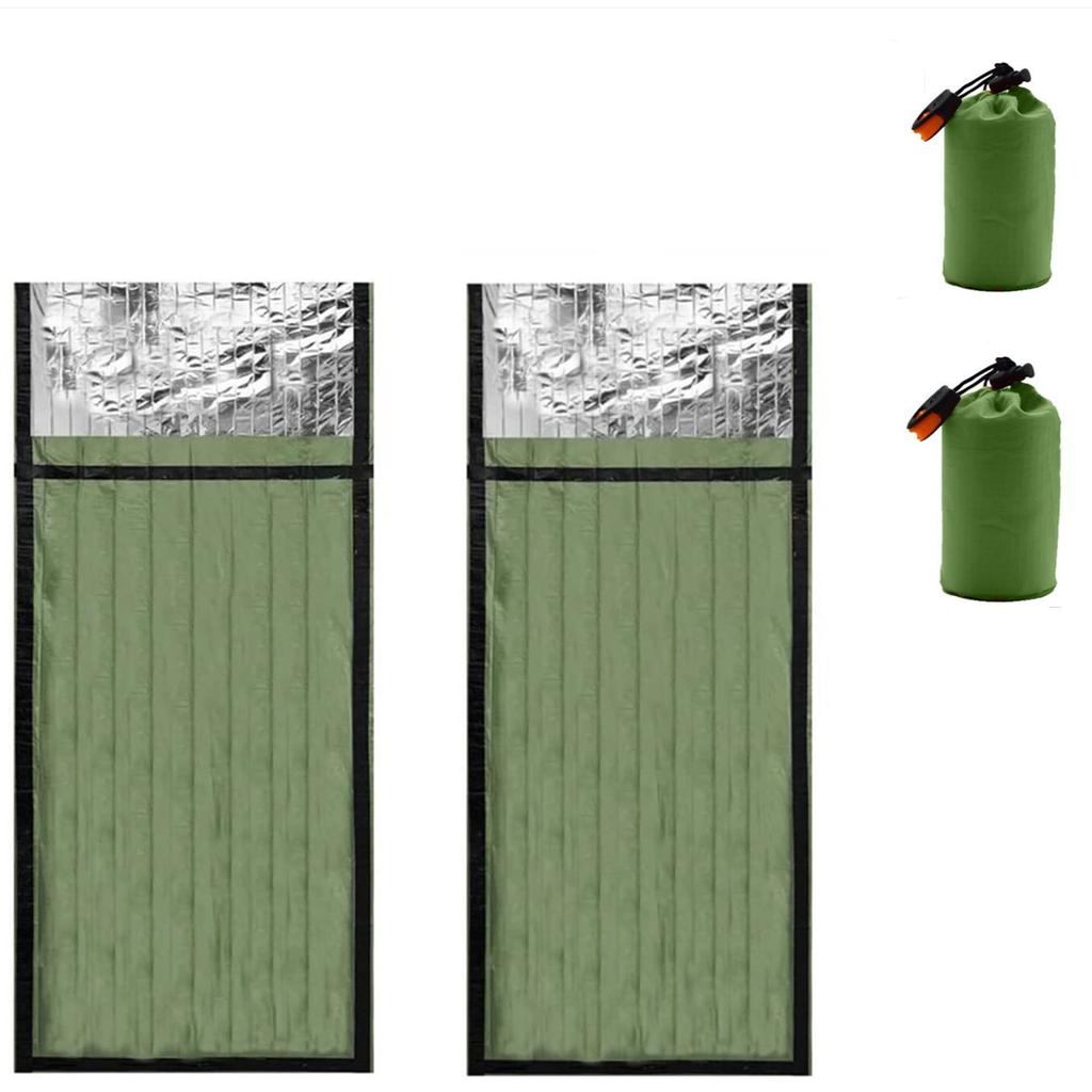 Emergency Sleeping Bag Survival Bag Survival Emergency Bivy Sack Portable Blanket Thermal Outdoor Camping Ultralight Gear