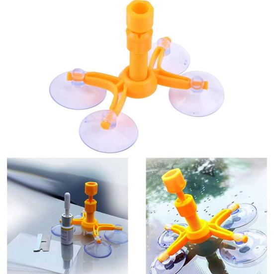 Windshield Repair Kit for Chips And Cracks Easy to Use Scratch Repair Tool with Advanced Resin Fills Cracks Up to 12 Inches Prevents Spread Glass