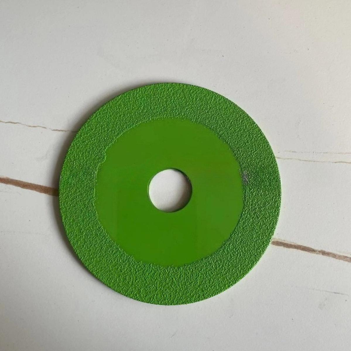 

New Glass specific cutting blades ceramic jade ceramic tile wine bottle polishing ultra-thin diamond saw blades no edge breakage 100mm&22.3mm&1.0mm&1pc зелений