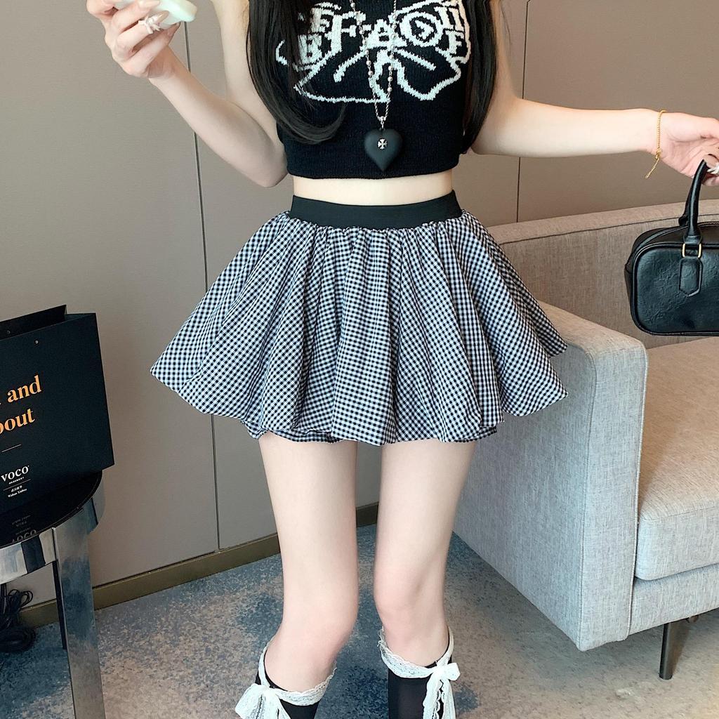 White Tulip Organza Midi Skirt - Women's Retro Summer Fairy Style