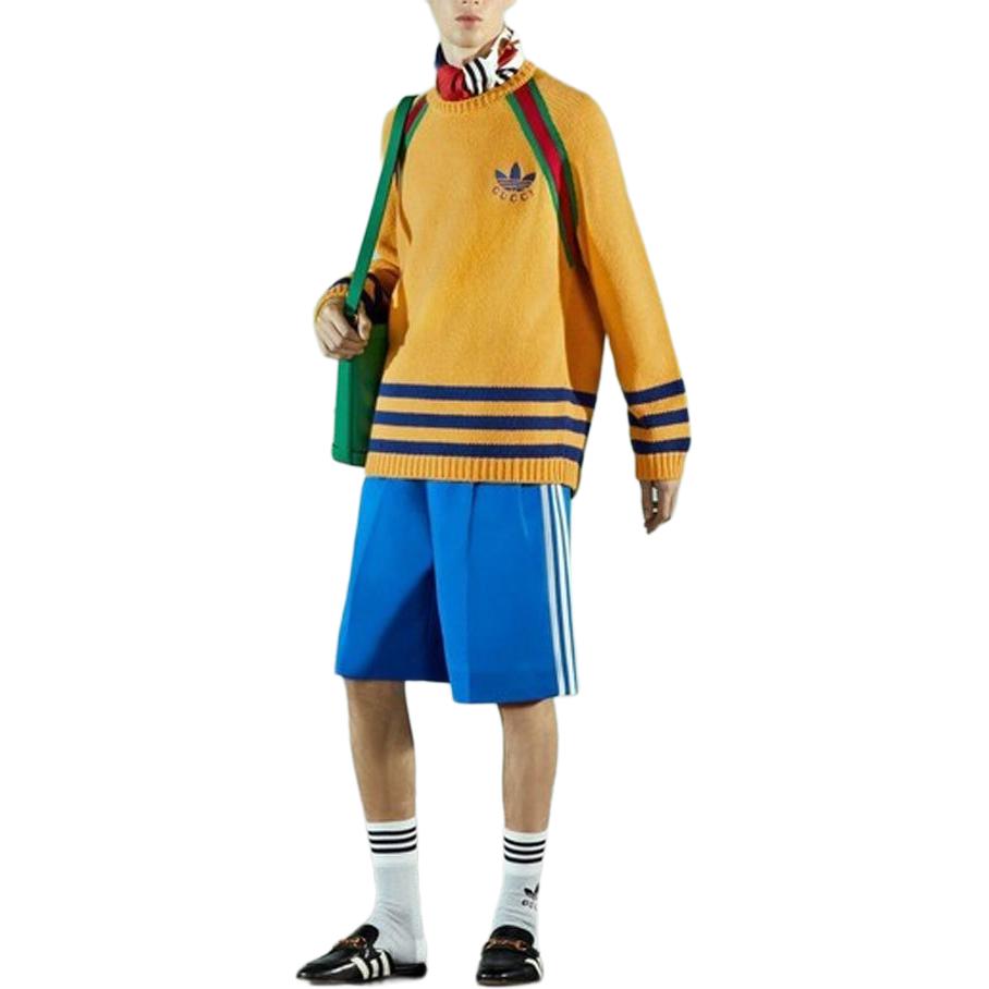 Gucci X Adidas Originals FW22 Sweater Men's Yellow 723081-XKCUT-7694