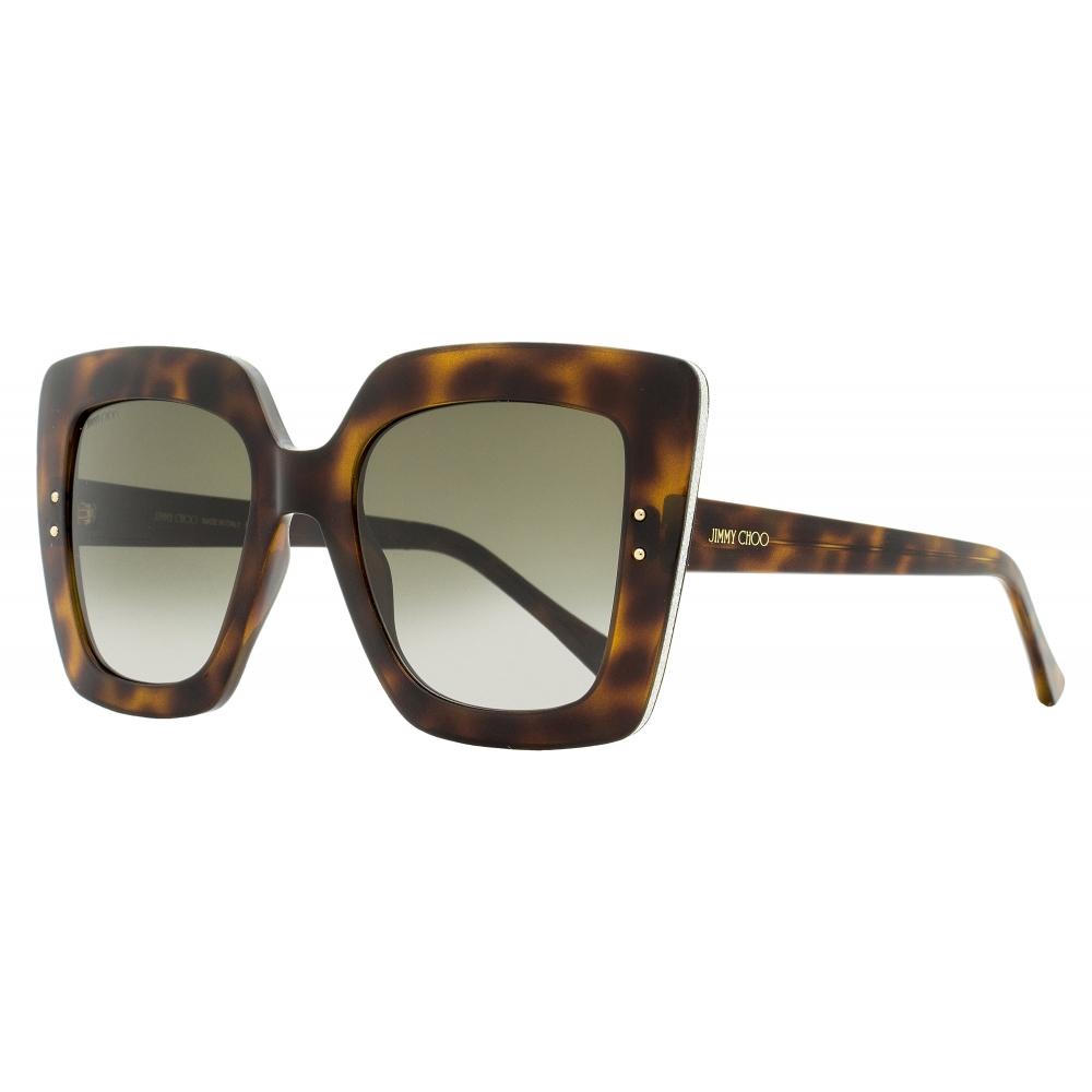 

Jimmy Choo Women s Square Sunglasses Auri G 086HA Havana 53mm 086ha