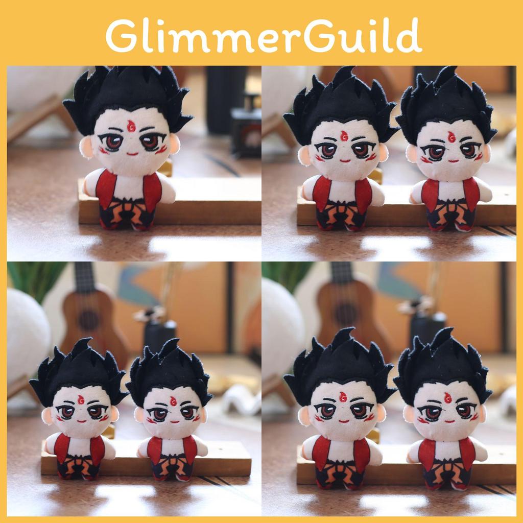 Nezha Plush Toy Keychain With Pp Cotton Backpack Accessory For Gift Kids