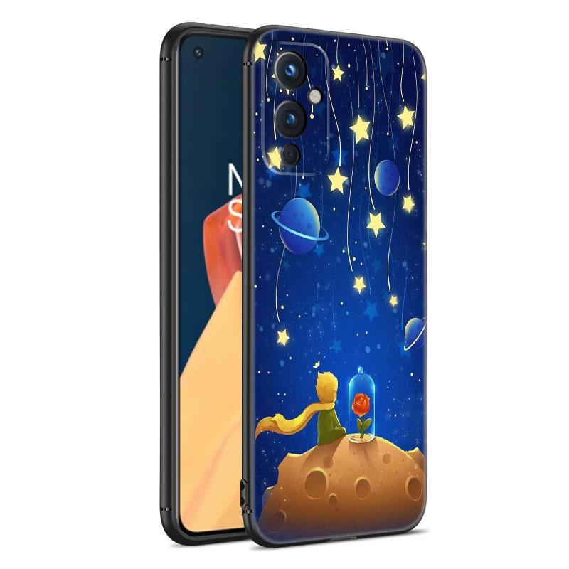 The Little Prince Black Silicone Phone Case For OnePlus 9 10 11 12 ACE 2V Pro 9RT 10T 10R Nord CE 2 3 Lite N10 N20 N30 5G
