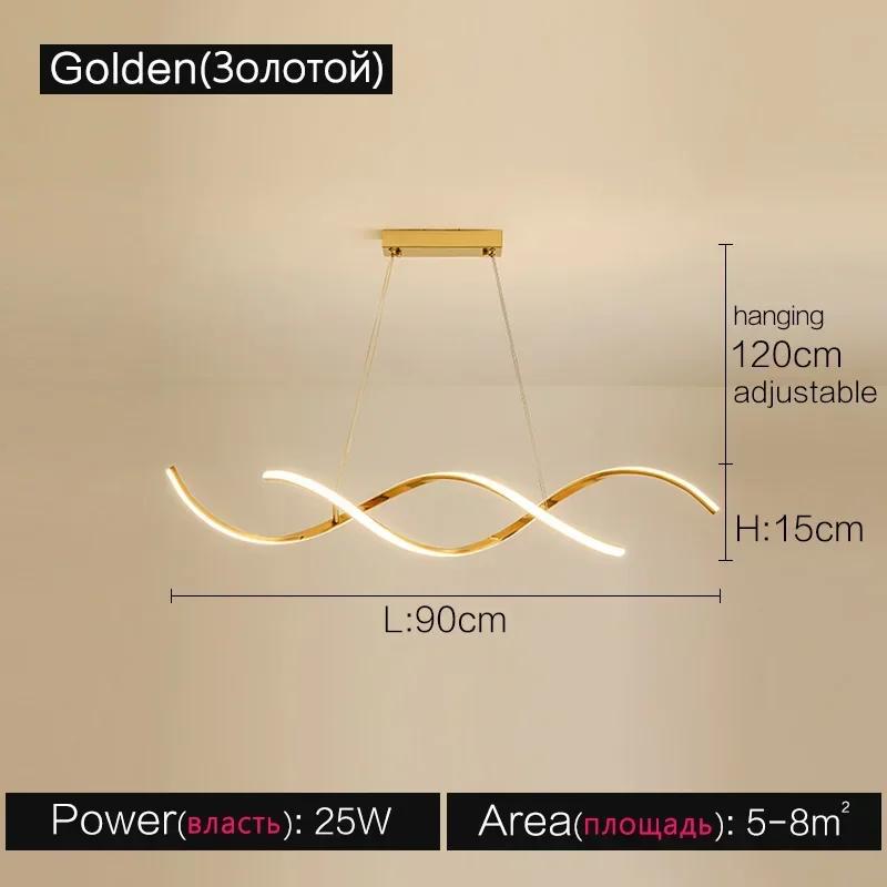 Living room chandelier Northern Europe chandelier creative restaurant ceiling lighted long chandelier living room lights