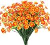 6 Bunches Of Artificial Daisy Flowers Outdoor Fake  Flower Decorations Non-Fade Faux Plastic  Flowers Garden Porch Window Frame Decoration