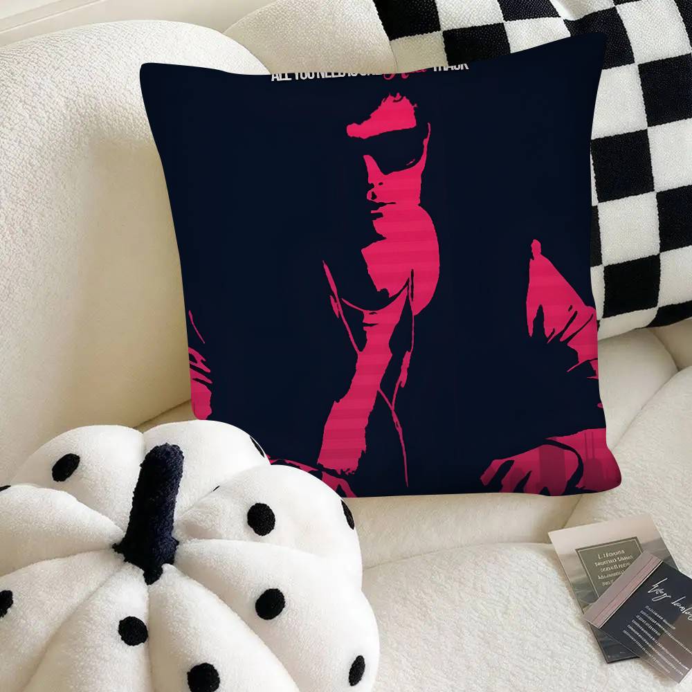 Baby Driver Classic Action Movie Game Pillow Case Square Pillow Bedroom Sofa Leisure Comfort Cushion Car Home Decoration