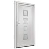 VidaXL Porte d'entrée Blanc 98x208 cm PVC 3187840