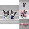 Adorable 4pcs Kuromi My Melody Figures For Cake Decorating And Room Decoration
