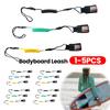 Premium Coiled Body Board Leash TPU Bodyboarding Leash Paddleboard Ankle Leash Surfing Accessories