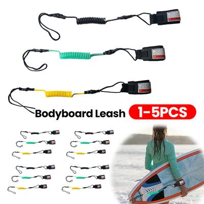 Premium Coiled Body Board Leash TPU Bodyboarding Leash Stay On Board Ankle Strap Surfing Accessories