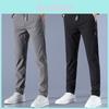 Business Casual Pants For Men With Breathable Polyester Fabric For Summer Wear