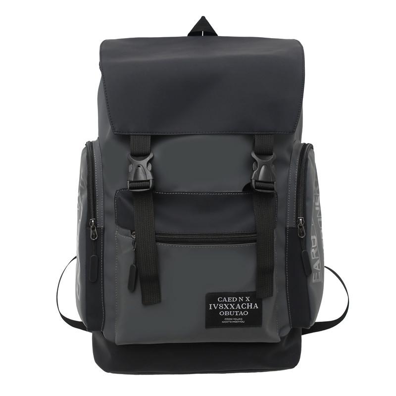 Schoolbag Backpack Men's Trendy Cool Versatile Large Capacity Personalized Travel Backpack Female Junior High School Student High School Student