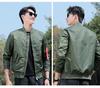 MA1 Men's American Style Baseball Jacket - Casual, Plain, Outdoor Spring/Autumn Flight Outerwear