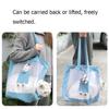 Cartoon Pet Carrier Bag Breathable Pet Outing Shoulder Bag Portable Cats Dogs Tote Bag  Summer
