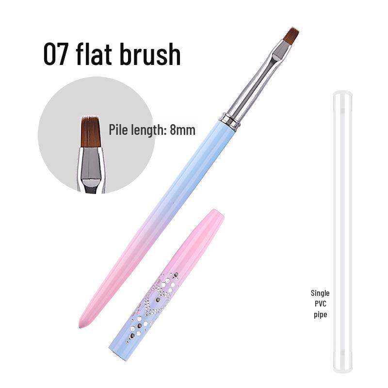 Nail Art Pen Set: 15-Piece Liner Gel Polish & Carving Blooming Brushes
