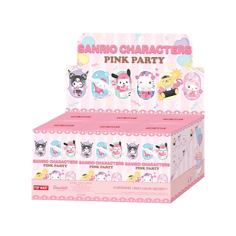 

POP MART HELLO KITTY AND FRIENDS Серія фігурок «Рожева вечірка» Сліпа коробка