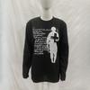 European and American Autumn Street Fashion Personalized Printed Retro Round Neck Long Sleeved T-shirt for Men and Women