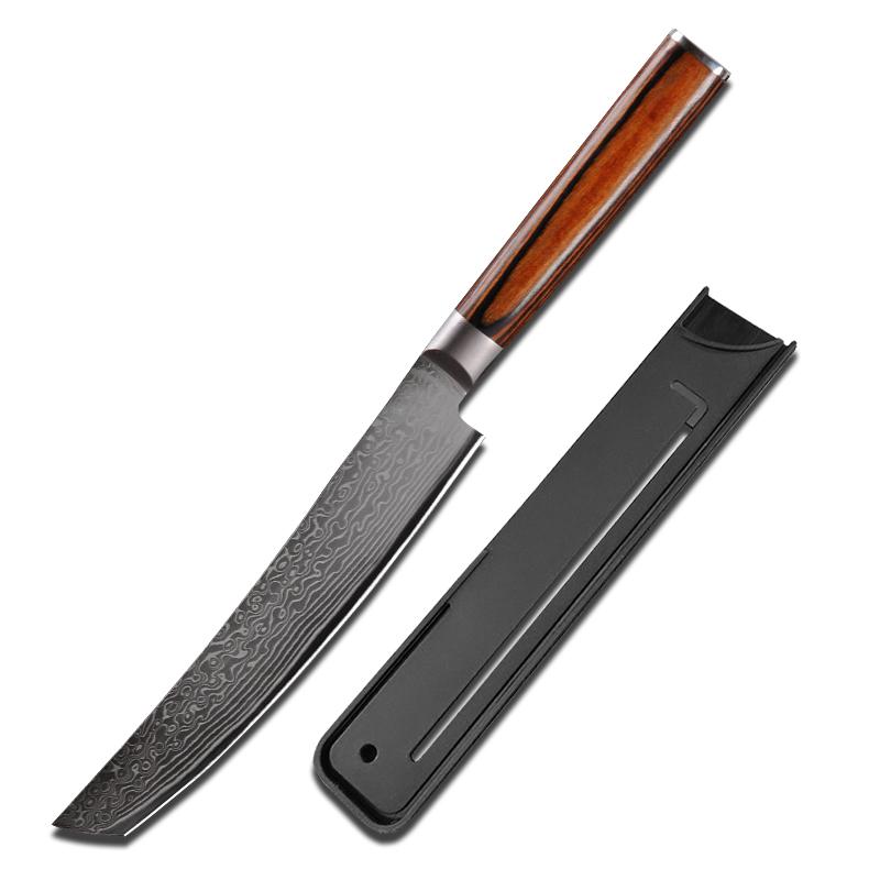 Damascus Steel Kitchen Knife Chef Knife Butcher Meat Cleaver Boning Barbecue Slicing Kiritsuke Knife Sushi Knife Cooking Tools