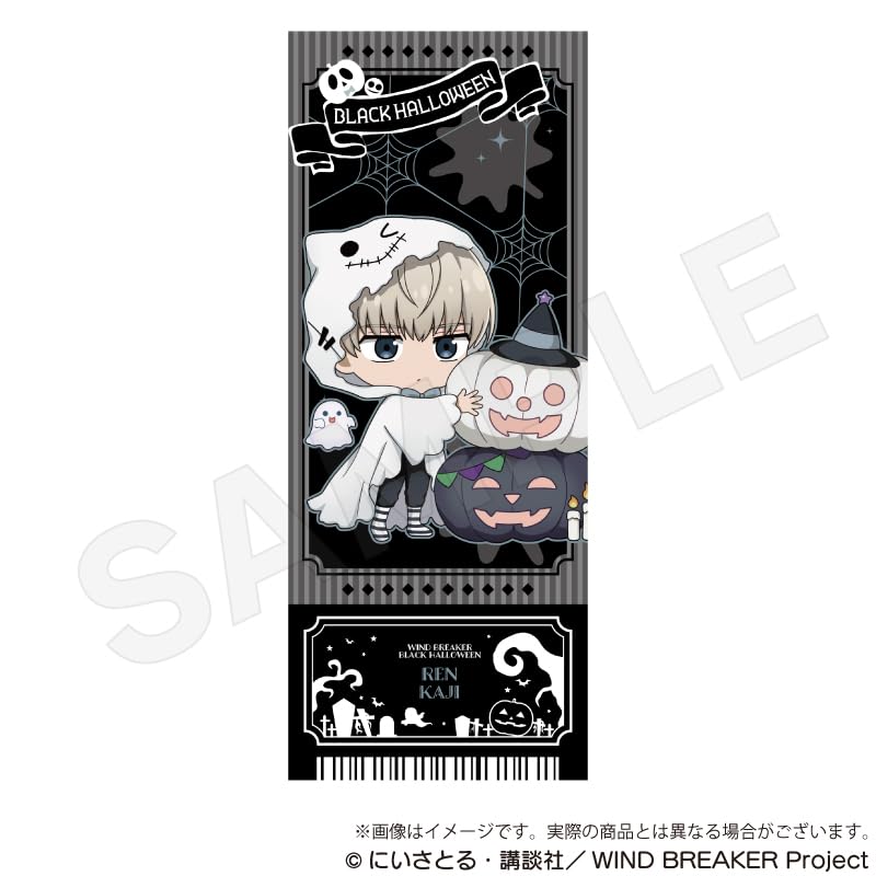 WIND BREAKER Trading Black Halloween Box of 9 Ticket-Style Cards, Ver.,
