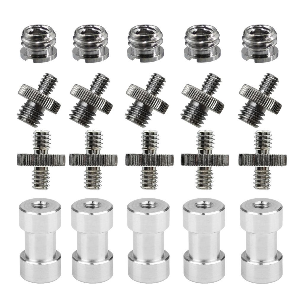 1/4" To 3/8" Mount Screw Kit 1/4 Inch Screw Convert Adapter Camera Screw Nut Set Camera Tripod