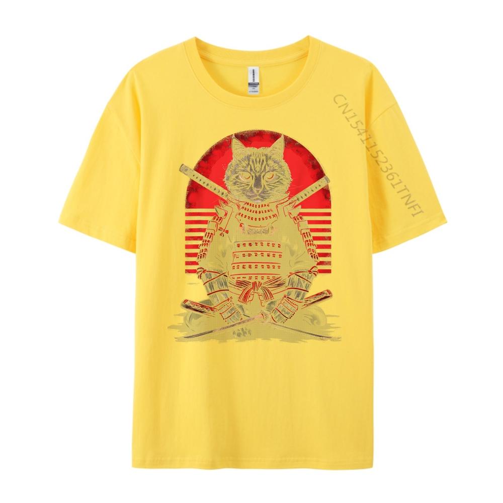 Cat Samurai Ninja Cat Samurai Art Ukiyo E Graphic T Shirts Streetwear Easter Sunday Men Clothes Tee Shirt Men Mothers Day