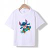 MC-18 2026 Sommer Neues Bedrucktes Baumwoll-T-Shirt mit Rundhalsausschnitt für Kinder im Alter von 1-16 Jahren, Jungen und Mädchen