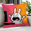 Cartoon CCartoon Animals on Computer Cushion Cover Cushion Cover Set Pcs x x x Pillowcase Decorative Sofa HomeDecor