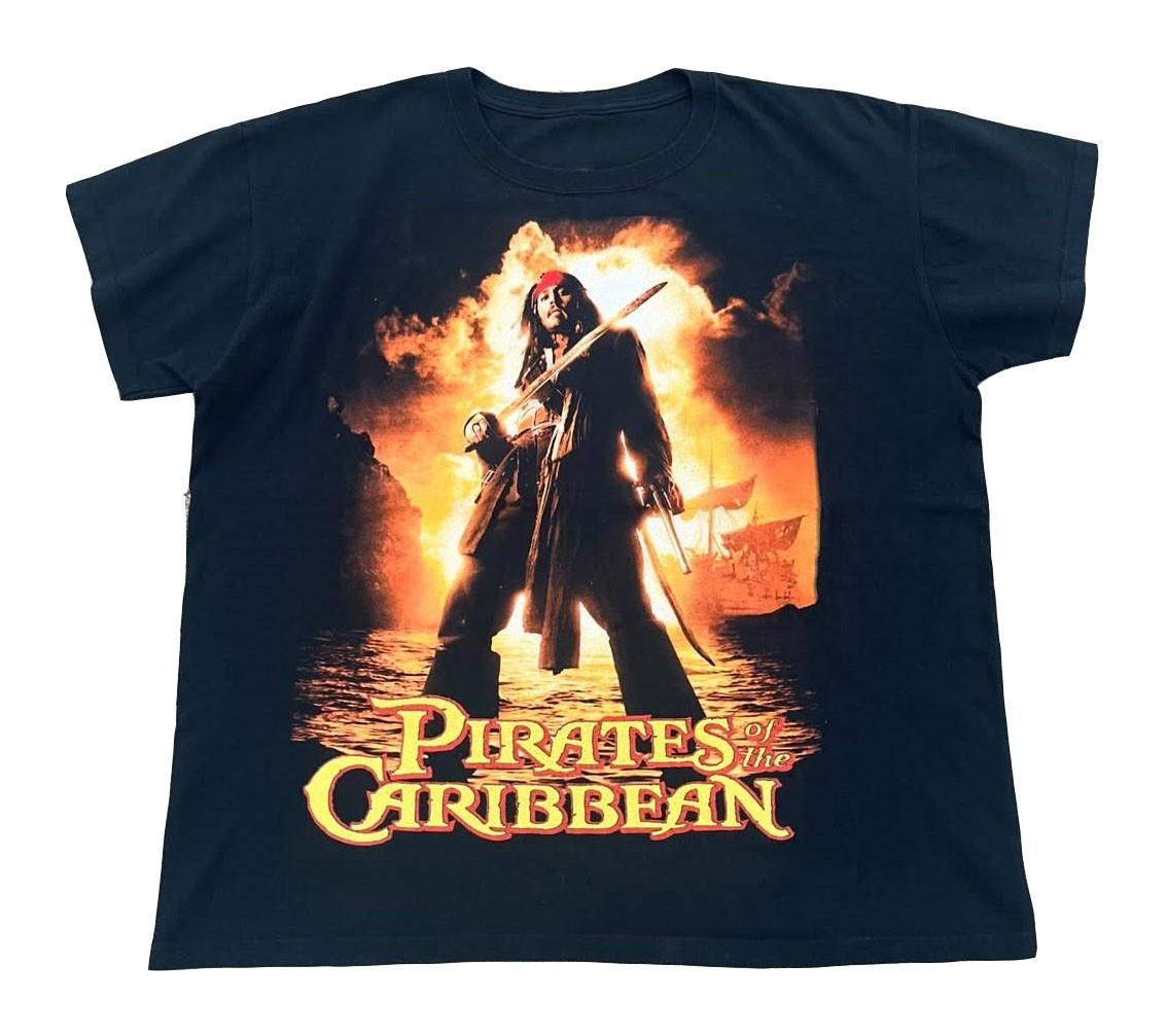 

NEW Pirates Of The Caribbean T-shirt Jack Sparrow Size S-5XL Reprint L