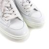 Great HERMES Sneakers Get Logo Design Lace-up White Leather Women 35.5 Used