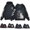 Vintage Men's Hoodie Anime Berserk Manga Graphic Loose Fashion Pullover Autumn Clothing Casual Clothes Women Tops Sweatshirts