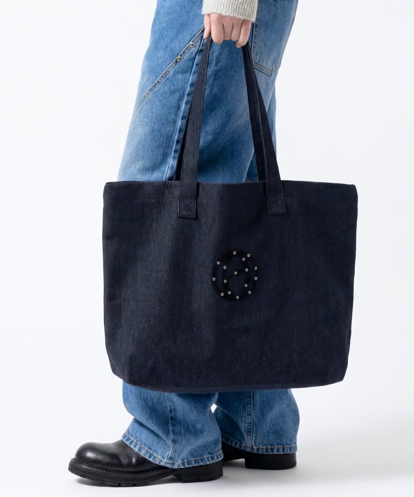 Eyeunderstand Hotfix Logo Shoulder Bag (Navy)