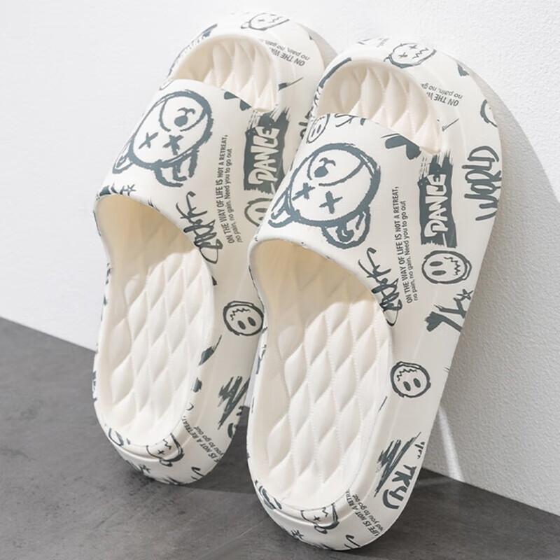 Unisex Cartoon EVA Thick-Soled Slippers