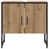 Wall Mounted Bathroom Furniture Set 2 Pcs Brown Particleboard