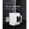 Din Rail AC Monitor 6IN1 110V 220V 380V 100A Voltage Current Power Factor Active KWH Electric Energy Frequency Meter VOLT AMP