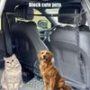Bil Hundskyddsnät Justerbart Lastbilsavdelare Baksätesskydd Kraftigt Biltillbehör Hopfällbart Isoleringsnät för Lastbil
