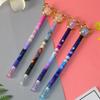 1 Piece Cute Cartoon Crystal Gel Ink Pens Kawaii Stationery Material Office School Supplies Gifts Gel Pen