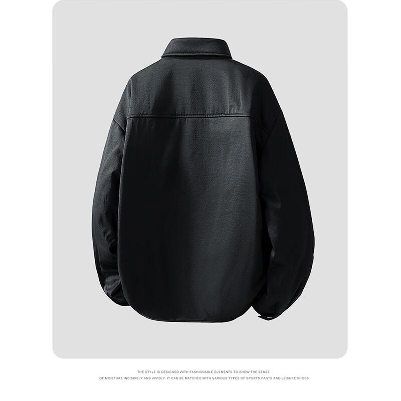 FIRS Men's Casual Lapel Fleece Lined Winter Padded Jacket