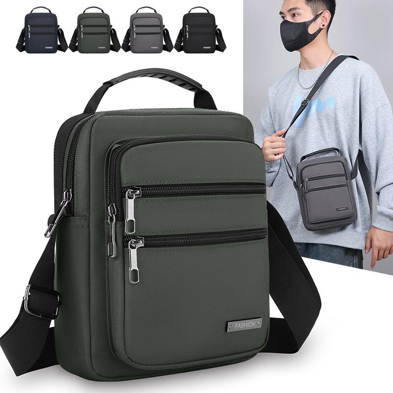Men Nylon Shoulder Bags Casual Travel Men's Crossbody Bag Luxury Messenger Bags New Fashion Handbags Large Capacity Satchel Bags