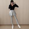 Women's Casual Span Flare Layered Leggings