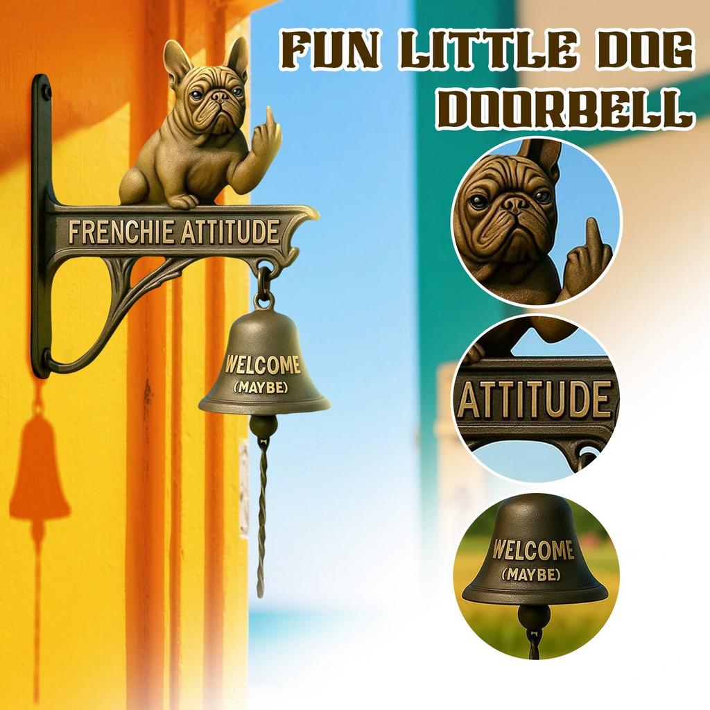 Welcome Bell, Sheepdog Welcome Bell, Funny Pomeranian Welcome Bell, West Terrier Welcome Bell, Welcome Bell