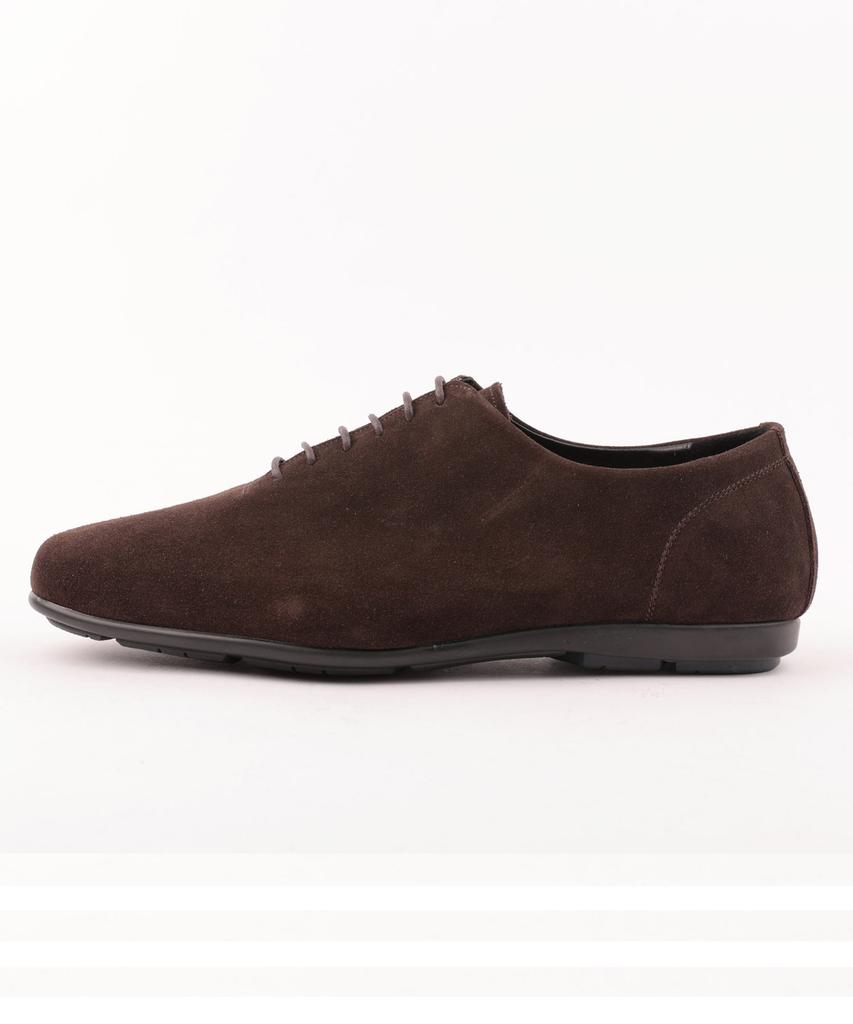 Brenowelt Flat Dark Brown Suede Driving Sneakers