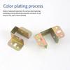 Durable Metal Bracket With Thickened Design For Bed Beam Support, Suitable For Fixing Industrial Hardware Accessories In Wooden