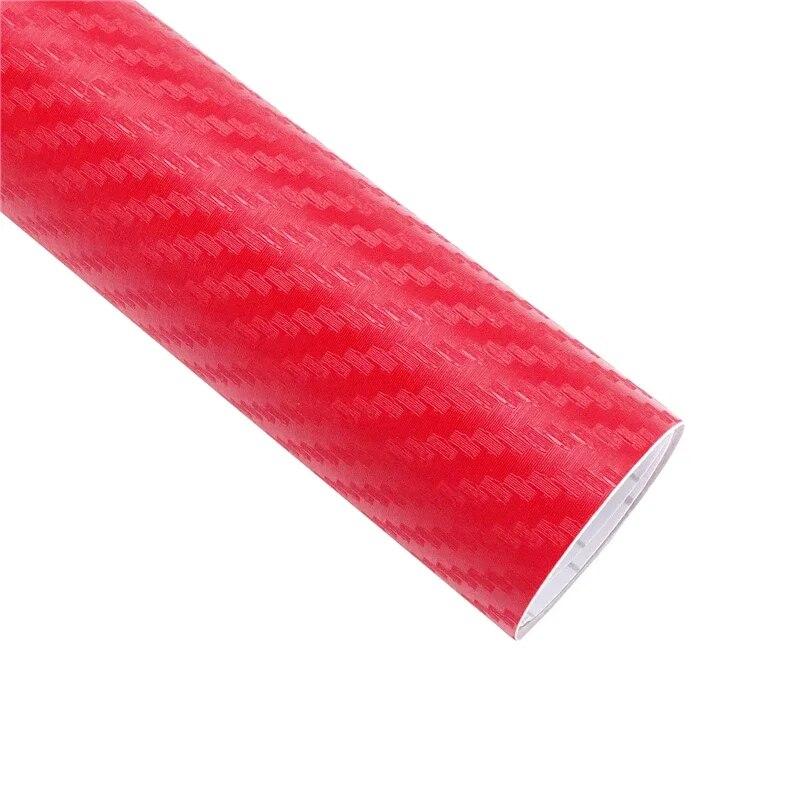 127cmX20cm 3D Vinylová fólie z uhlíkových vláken Samolepky na auto Vodotěsný Car Styling Wrap Auto Vozidlo Detailing Doplňky pro auto Motocykl