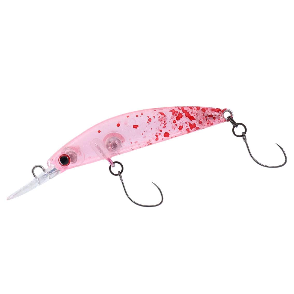 

Daiwa Area Trout Presso Double Clutch 45S tuned by HMKL Oniyome Red Glow Lure