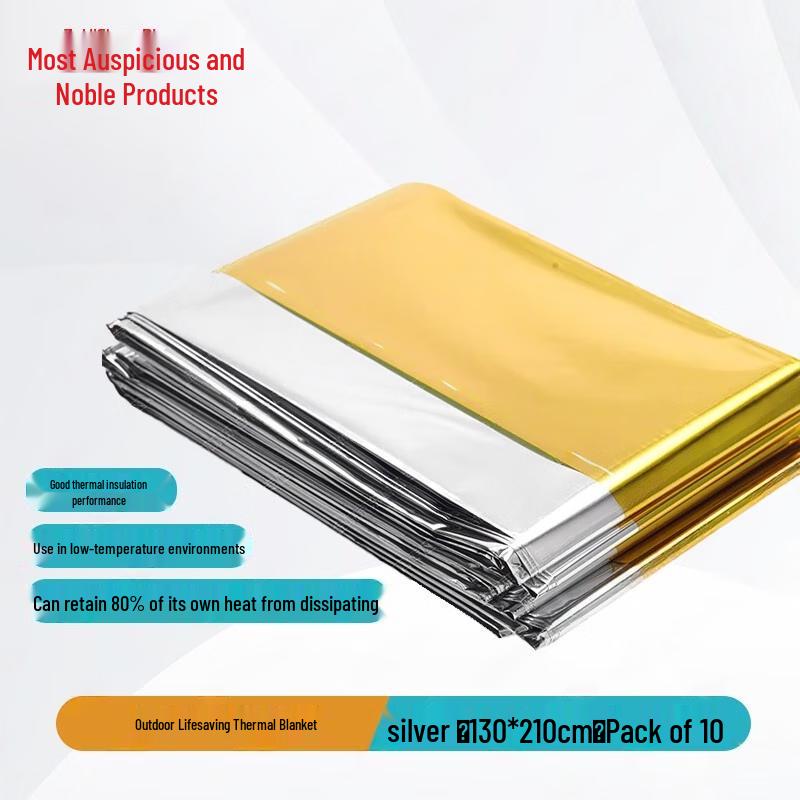

Zui Ji Shang Pin Portable Outdoor Emergency Survival Blanket