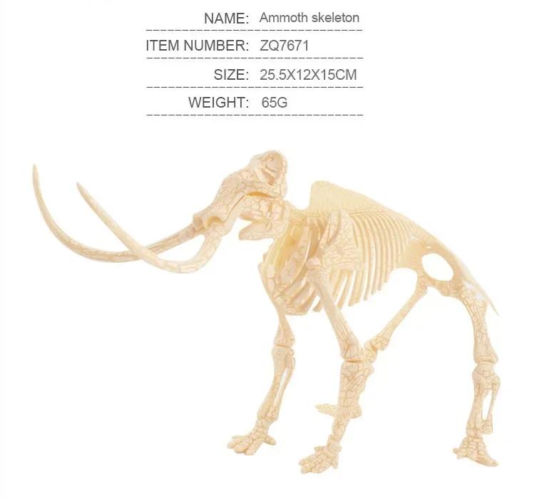 Puzzle Szkielet Dinozaura 3D [Montaż DIY] Realistyczne Kości+Ekologiczne, Nauka STEM/Więź Rodzinna